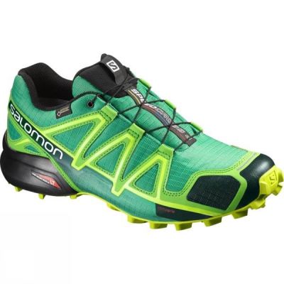 Salomon Speedcross 4 GTX - Férfi Futócipő - Zöld (Magyarország WOY497320)